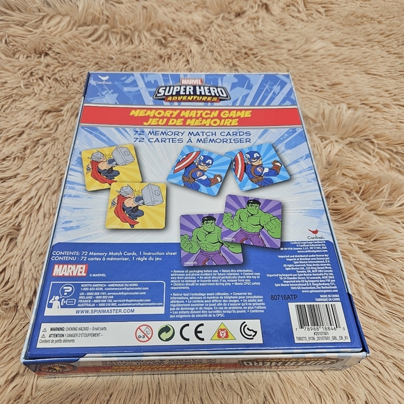 Marvel Super Hero Adventures Memory Match Game - Picture 2 of 6
